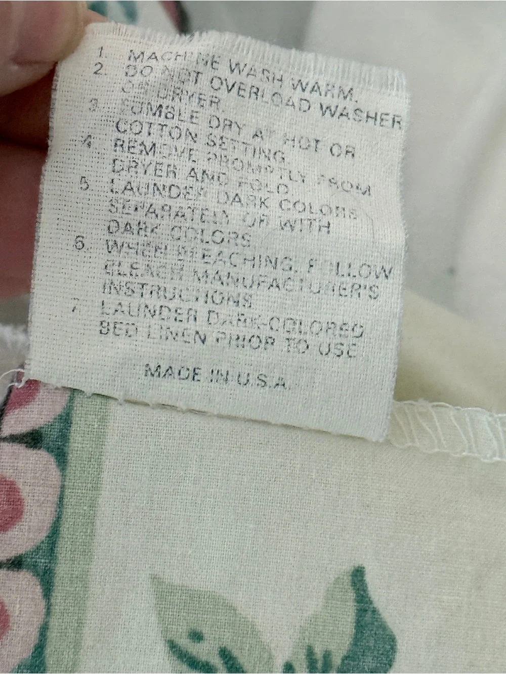 Wamsutta Cottagecore Bouquet Bedskirt Queen
